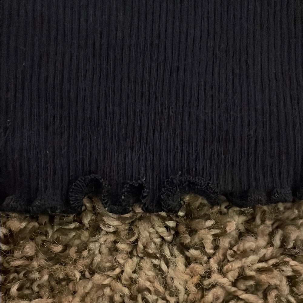 PacSun Navy and Green Striped Crop Top - Picture 3 of 8